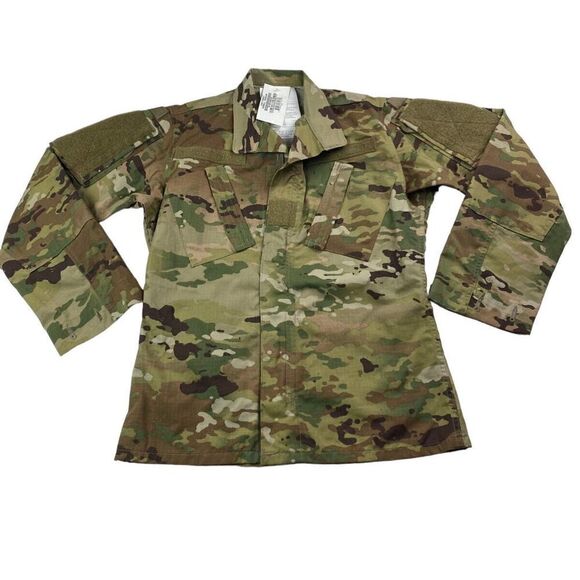 US Army Men Insect Repellant Multicam Combat Uniform Jacket X- SMALL Reg. NWT - Picture 1 of 14